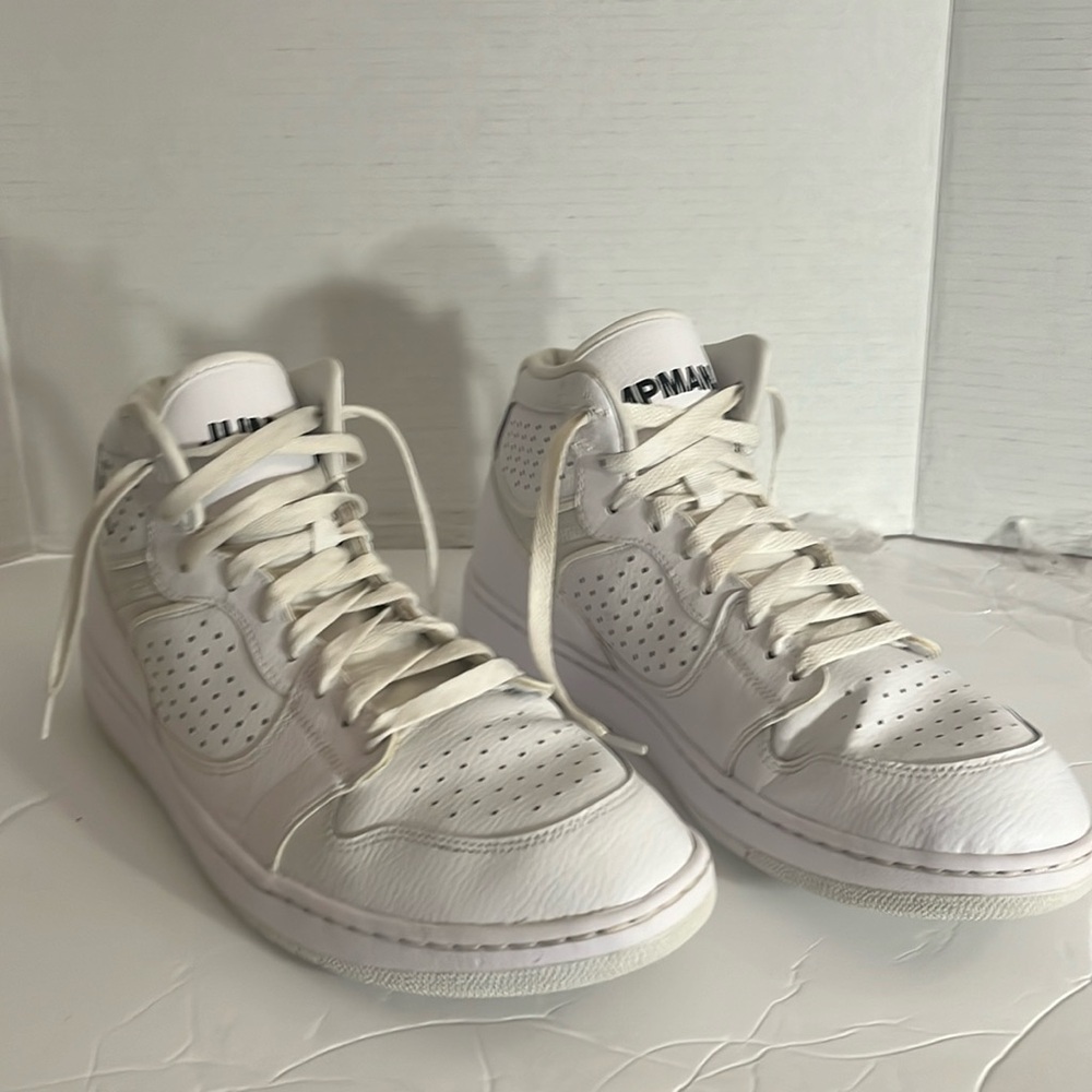 Jordan White High-Top Sneakers